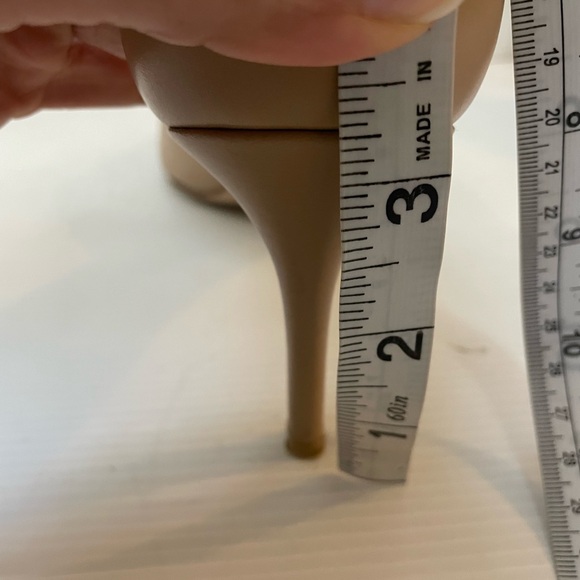 STUART WEITZMAN NUDISTIA 75 SANDAL LEATHER ADOBE SQUARE TOE Size 9B FLAW - Picture 7 of 7